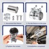 Exhaust Clamp Pipe Connector 60 mm x 95 mm Pipe