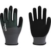 Trusco Nakayama NBGF13-L Nitrile Rubber Backless Gloves, Thin, 13 Gauge, L