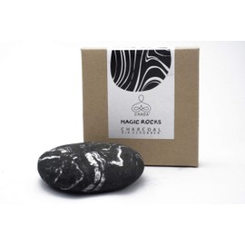 Chada Magic Rocks: Charcoal Air Freshener, No Chemicals,100% Activated Tropical Charcoal, Fragrance-Free Deodorizer, Natural Room Odor Eliminator, Neutralizer,Absorb Smoke Smell,1x180g