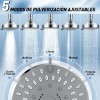 Ducha De Alta Presión De Acero Inoxidable Ajustable 5 Modos