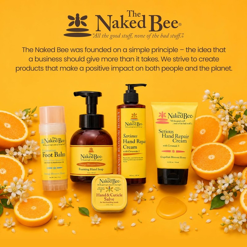 Naked Bee Orange Blossom Hand and Body Lotion (2 Pack)