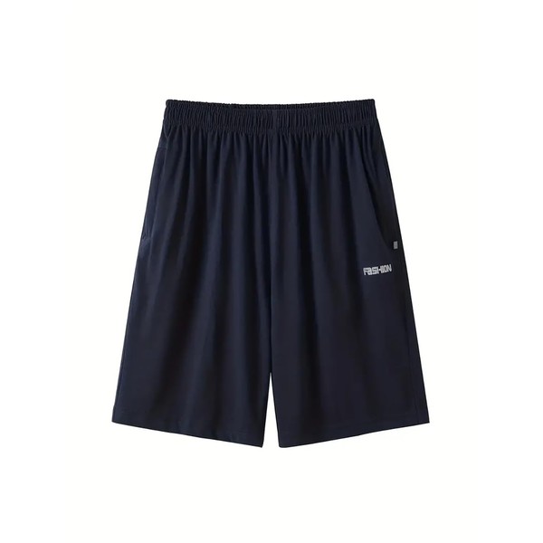 wulanhada Men's Big and Tall Shorts XL-9XL with Adjustable Elastic