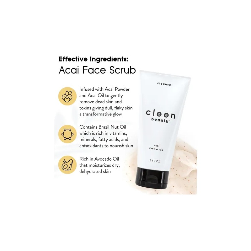 Cleen Beauty Glow Essentials Set Skincare Scrub De La Cara