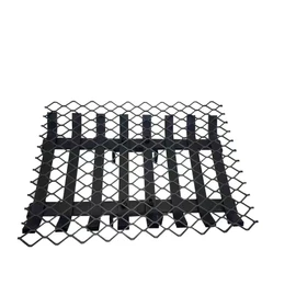 Steel Retainer Ember for Fireplace Grates 20 * 12in, Heavy Duty Solid Steel, Add Support to Fire Logs on Grate, Black
