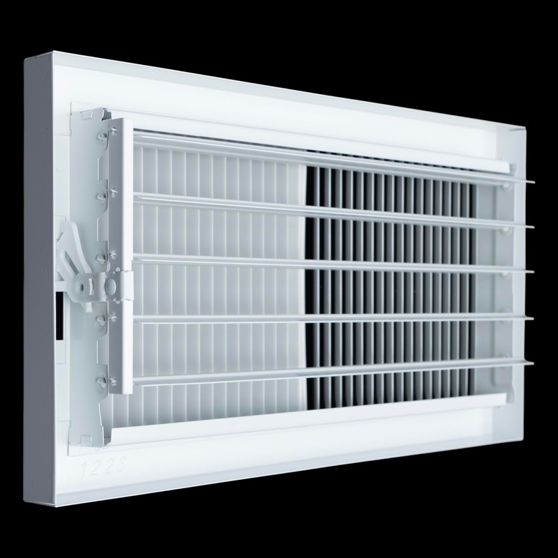 Fits 12x6 Duct Opening | Steel Baseboard Air Supply Grille