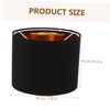 GRIRIW Round Linen Fabric Pendant Lamp Shade Decorative Lampshade for