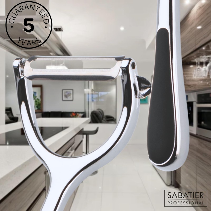 Sabatier Premium Y Shaped Vegetable Peeler - Great Kitchen Gadget,
