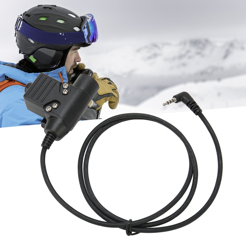 U94 PTT Headset Adapter 90cm Back Clip Headset Connector Cable