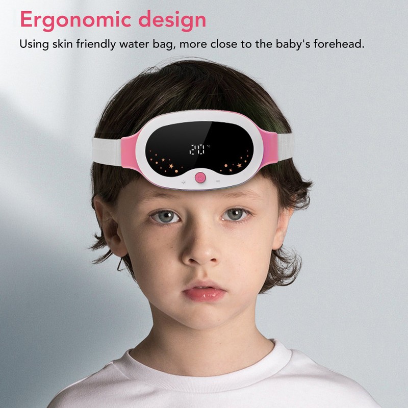 Electric Forehead Cooling Device Intelligent Cold Compress Device Automatic Control