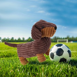 Apricot Lamb Toys Plush Henry Dachshund Stuffed Animal Soft Cuddly Perfect for Kids 8.7 Inches