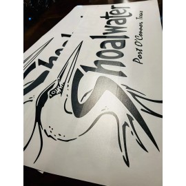 Unbranded Shoalwater Boat Yacht Decals 2PC Set Vinyl High Quality New Stickers 38”