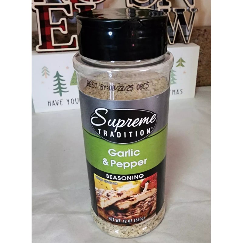 Supreme Garlic & Pepper, Garlic & Pepper Seasoning Meat chicken