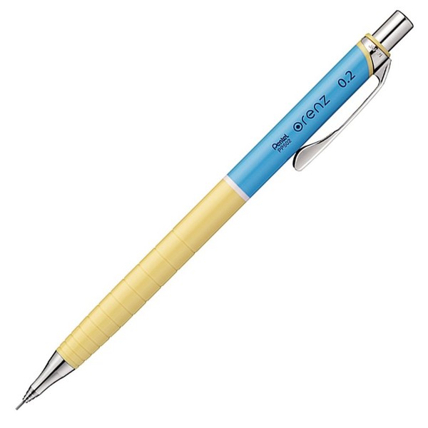 ぺんてる シャープペン オレンズ マニッシュライン 0.2mm スカイブルー XPP502-MS