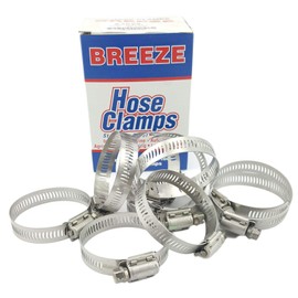 10 Pack Breeze 63028H Power Seal Marine Grade Stainless Steel Hose Clamp Effective Diameter Range: 1-5/16" - 2-1/4" (33mm - 57mm)
