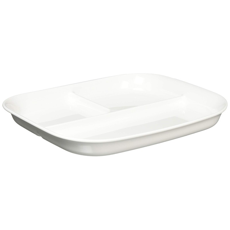 Pearl Metal K-6388 Tableware, Plate, Divider, Square Plate, Easy to