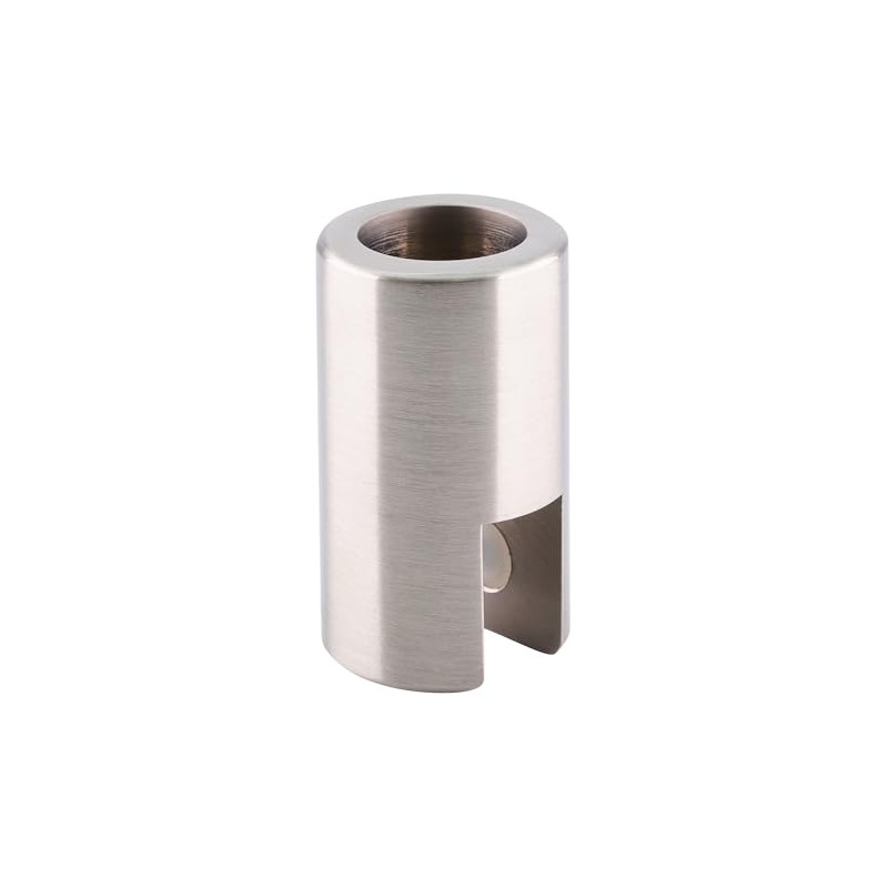 CRL Brushed Nickel Support Bar Bracket for 3/8" to 1/2"