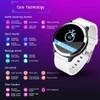 Waterproof Round Color Screen Bluetooth Smart Bracelet Wristband Fitness Tracker