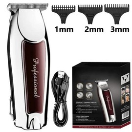 Cordless Hair Clippers Electric Hair Clippers Professional Barber's Trimmer, None, 1. 3 combs With box / 무선 이발기 전기 헤어 클리퍼 전문 이발사용 트리머, 없음, 1. 3 combs With box