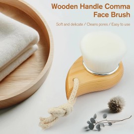 Jaasuee Soft Bristle Facial Cleansing Brush Deep Pore Cleaning