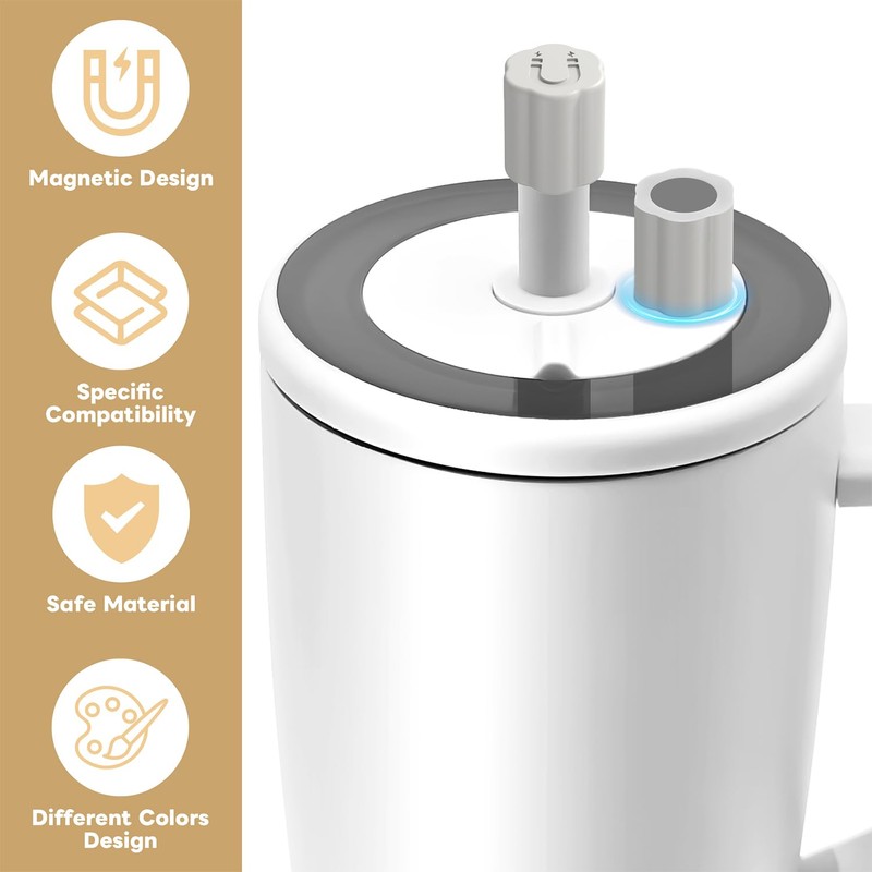 2 Pack Magnetic Straw Covers Compatible with Brumate Era 30&40