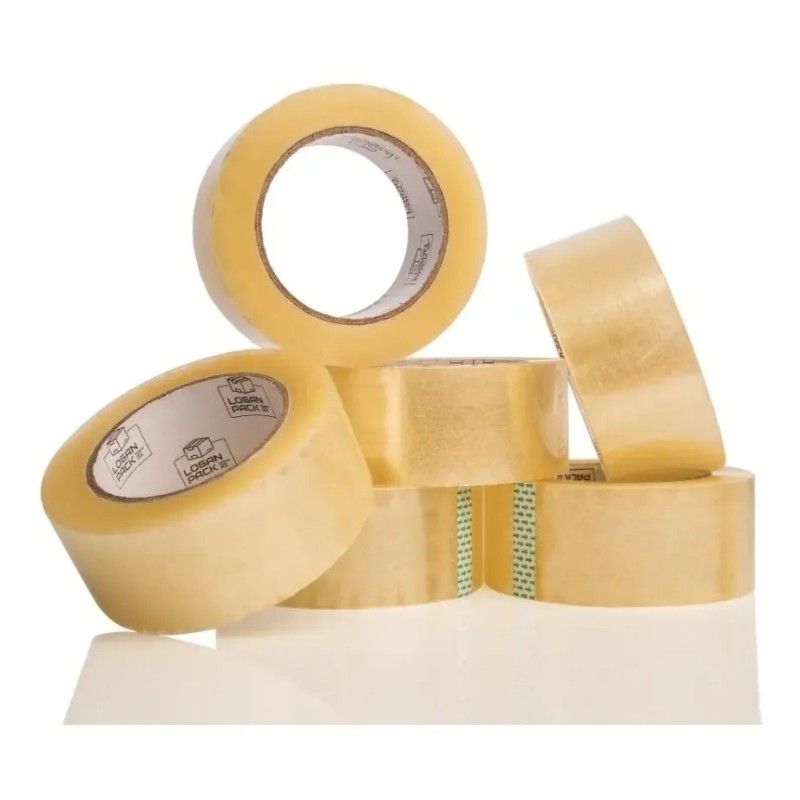 Logan Pack Cinta Adhesiva Transparente, 48mm X 150m, Pack 36