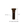 10-Plow Bolt, Nut, washer Blades/Cutting Edge, 5/8-11x2 1/4 - Grade