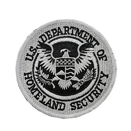 Dept of Homeland Security Embroidered Hook and Loop Patch Badge