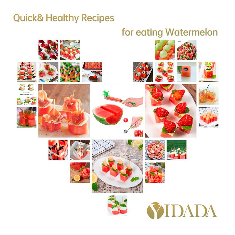 Watermelon Slicer Cutter - Stainless Steel Knife Corer Fruit Vegetable