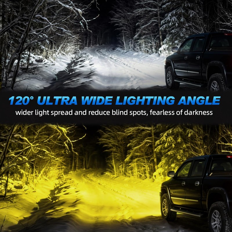 3 Inch LED Ditch Lights for 2015-2019 Silverado Sierra 2500HD