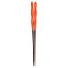 Aoba Chopsticks Natural Wood, Candelabra Thread, Orange, 9.1 inches (23