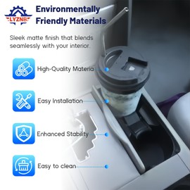 Center Console Cup Holder Insert Divider fit for Toyota Camry 2012-2017 | Tacoma 2016-2021 OE#55618-06050 Console Cup Holder Insert Partition