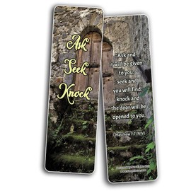Secret to Powerful Prayer Memory Verses Bookmarks (12-Pack) - Collection of Bible Verses