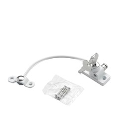 Cardea Solutions Essential Child Safety Cable Window Opening Restrictor Lock uPVC Suitable - White (One Pack)