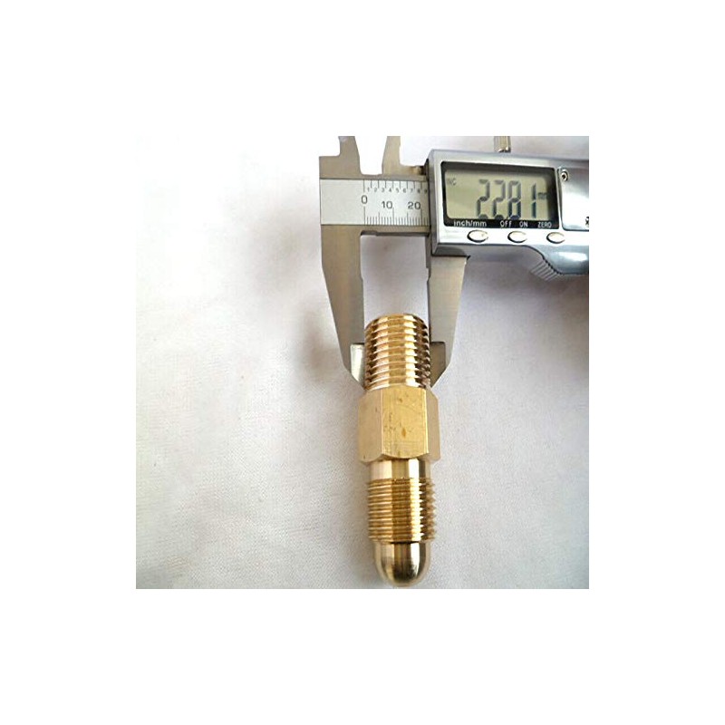 SUPERTOOL CO2 Adapter 2PCS Cylinder Adaptor RH Thread Argon Adaptor