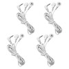 4 Count TENS Wires 3.5mm Plug to 3.5mm Snap Electrode