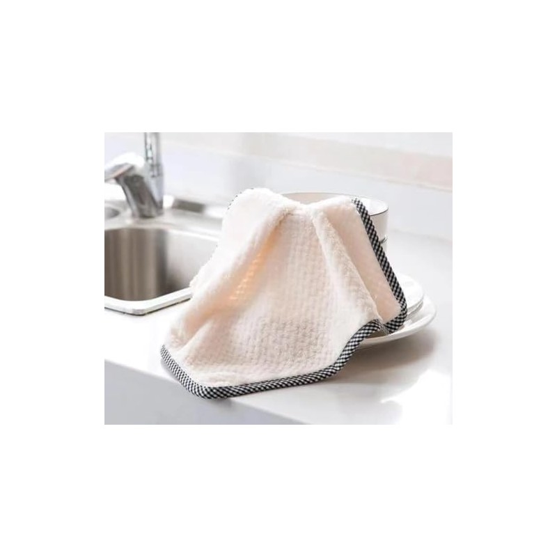Hanging Cleaning Kitchen Towels Microfber Washcloths Reusable Dishtowels Household Super