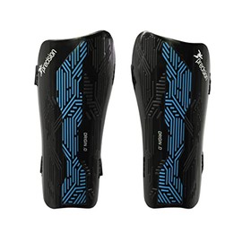 Precision Unisex Origin.0 Precision Origin 0 Strap Shin Guards, black/cyan, multicolor UK