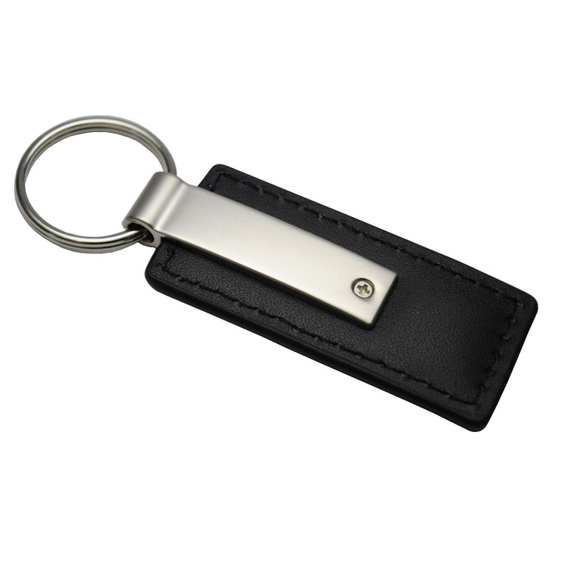 Toyota Black Leather Key Chain
