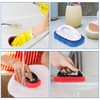 8 Pack Teak Brush Cleaner with Handle Teak Cleaning Brush