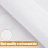 10Pcs White Cotton Fabric Embroidery Fabric Squares Embroidery Cloth Natural