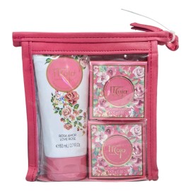 Crema Manos 80ml + 2 Jabón Perfumado 25g Set Maja Rosa Amor
