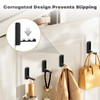 Techchii Foldable Wall Hooks, Pack of 2 Clothes Hooks, Foldable