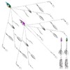 2 Pcs Alabama Rigs, 5 Arm Umbrella Rig Swimbait with
