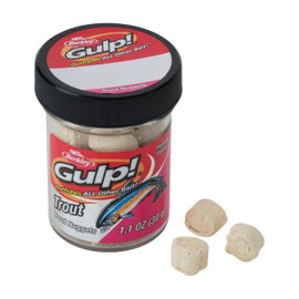 Berkley Gulp! Trout Nuggets Dough Bait, Marshmallow Cluster, 1.1 oz, Scented and Flavored Soft Bait for Freshwater Fishing, Designed to Attract Trout, High Visibility