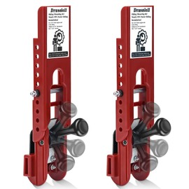 Drusolell Drusolell Siding Installation Tools, Siding Mounting Kit with Adjustable Reveals, Lap Siding Gauge Made of Polycarbonate Body (Red, 5/16 Inch)