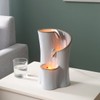 Haobos Indoor Water Fountain Imitation Ceramics Appearance Tabletop Fountain Relaxation