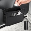 Accmor Car Trash Can, Collapsible Leather Vehicle Trash Bin Car