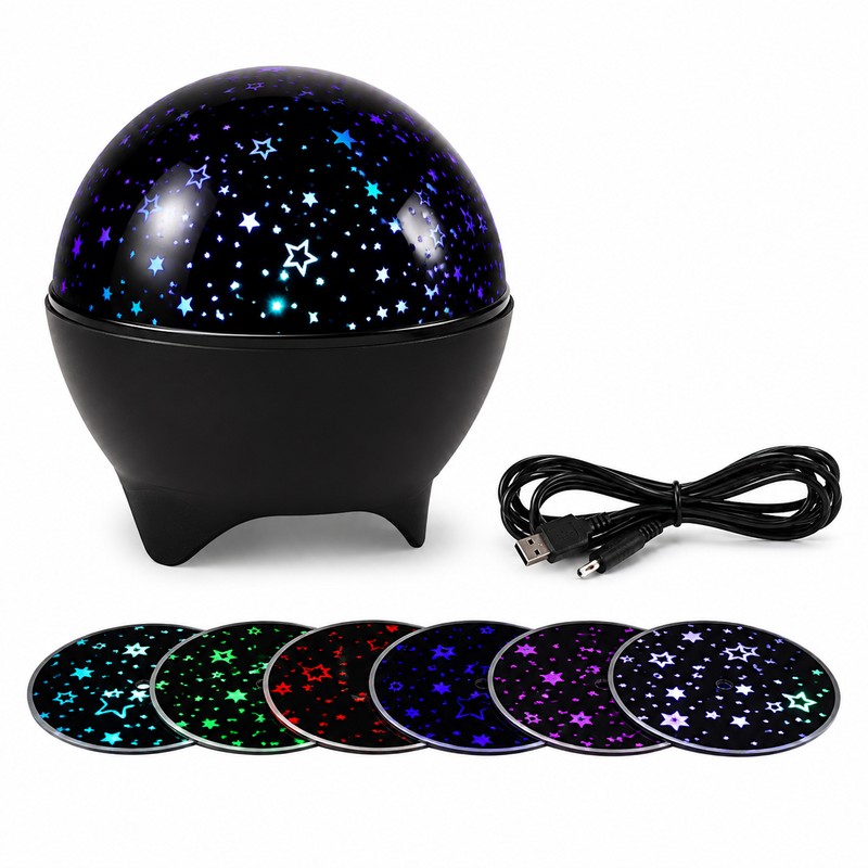 Star Projector Night Light for Kids – 7-Mode Galaxy Moon