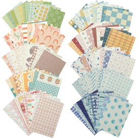 Gnognauq 500 Sheets Vintage Scrapbook Paper Supplies , Aesthetic Paper Decorative Sheet of Paper , Scrap Book Material for DIY Scrapbooks Crafts