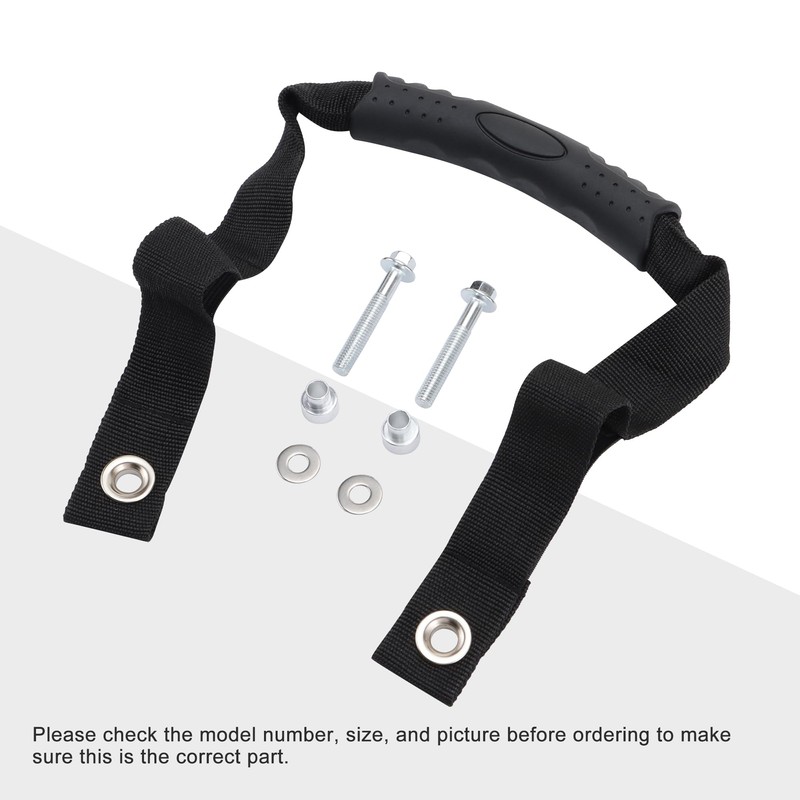 GOOFIT Motorcycle Rear/Front Protective Rescue Pulling Belt Universal Adjustable Pull